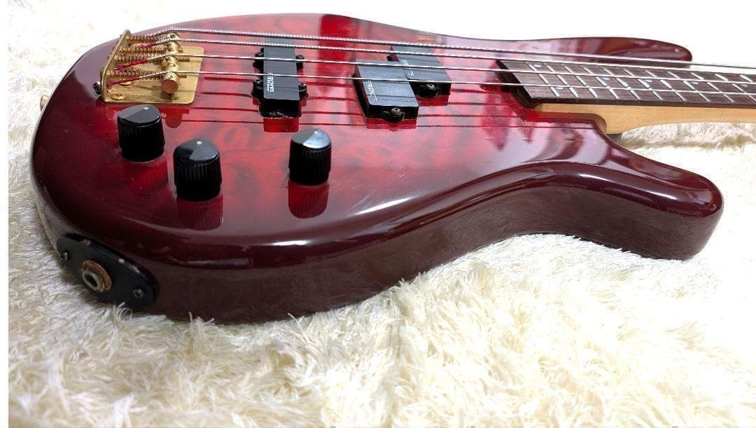 フェルナンデス　FRB-42 PJ キルトメイプルレッド エレキベース