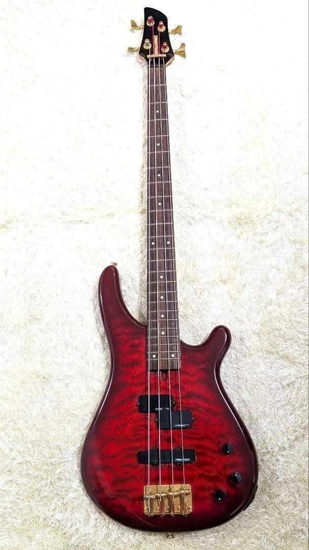 フェルナンデス　FRB-42 PJ キルトメイプルレッド エレキベース