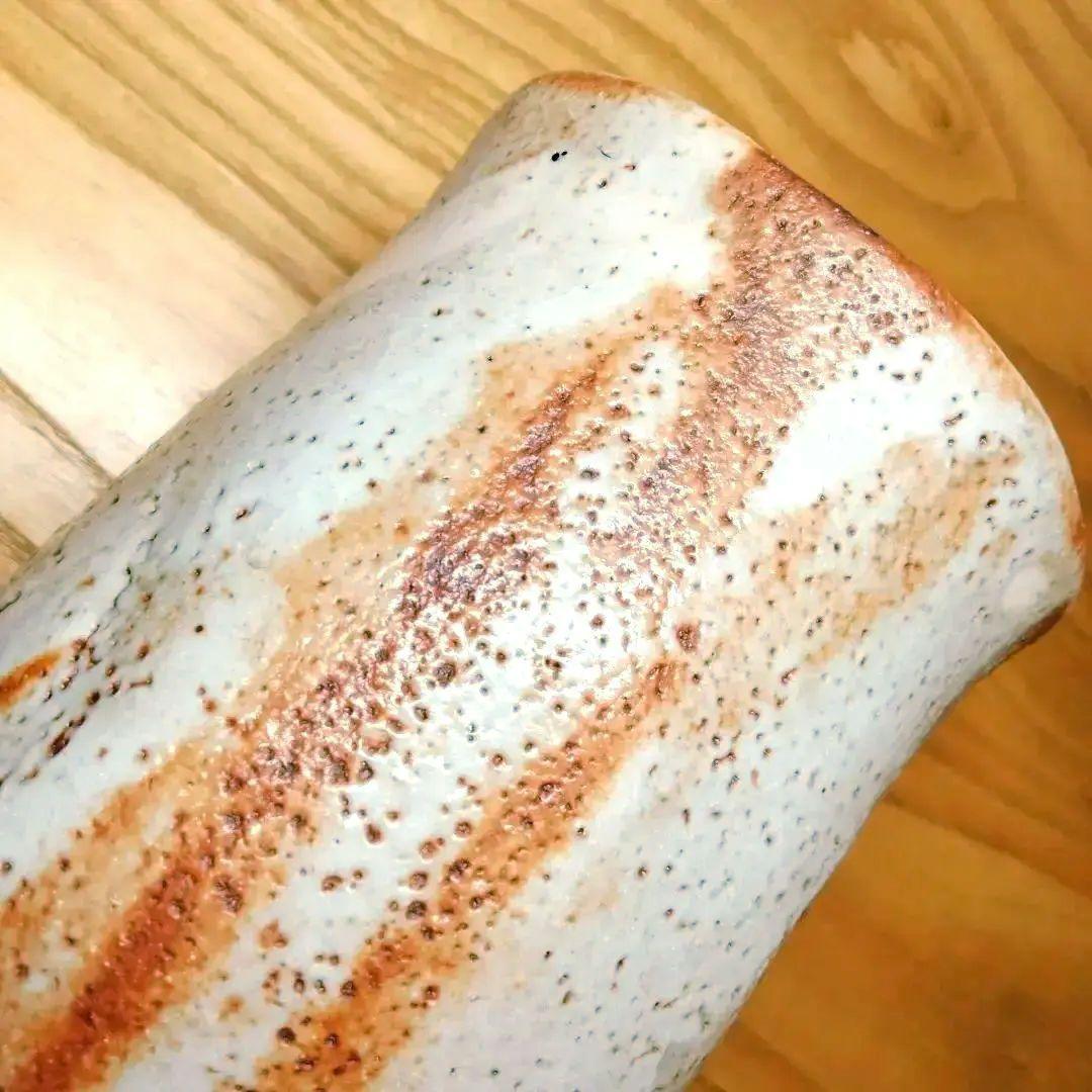 ☆ 人間国宝 加藤卓男 鼠志野花入