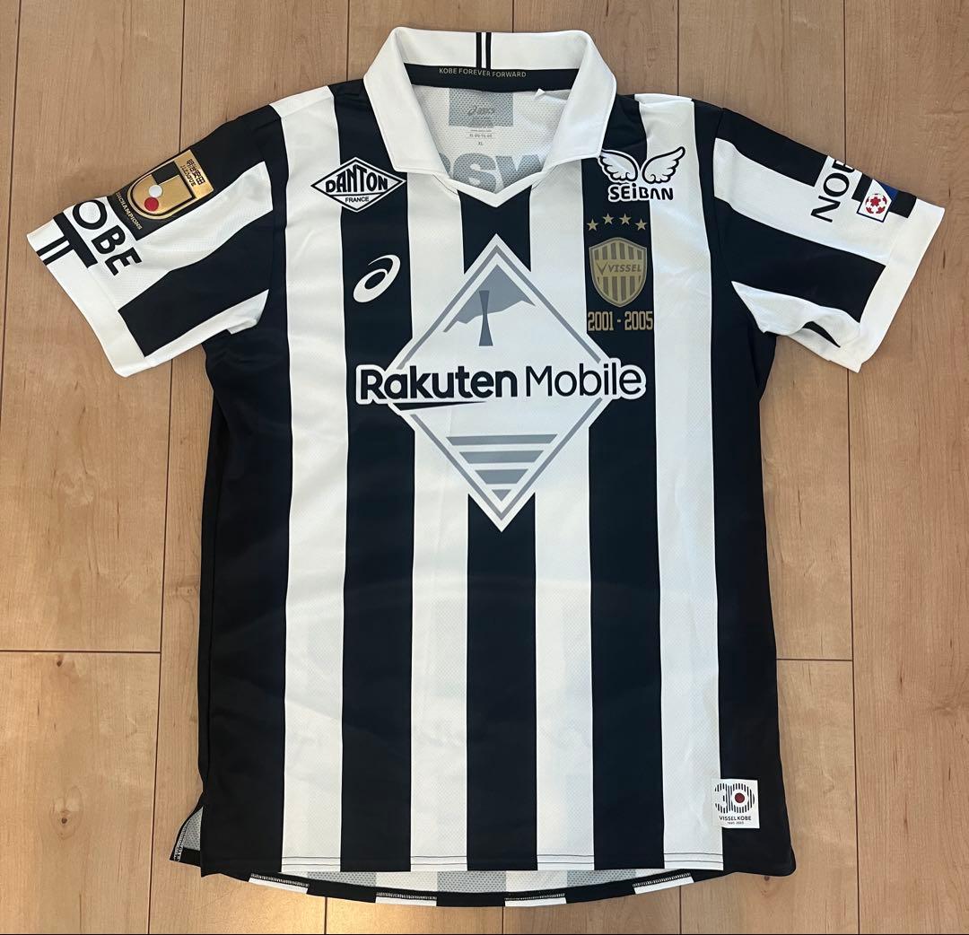 【受注生産品】ヴィッセル神戸30周年記念ユニフォーム　キングカズ　XLサイズ