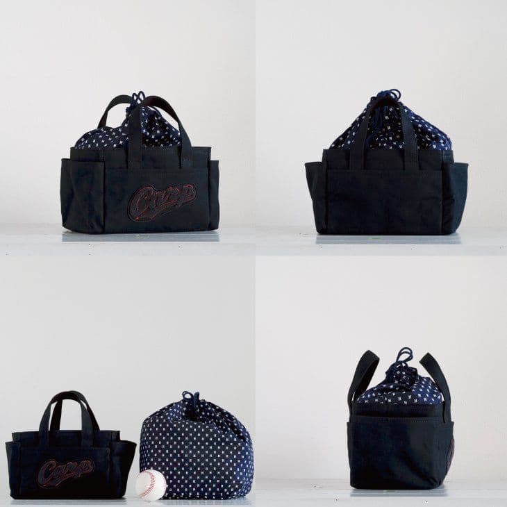 【未使用】広島東洋カープ　木の庄帆布　トートバッグ　ブラック