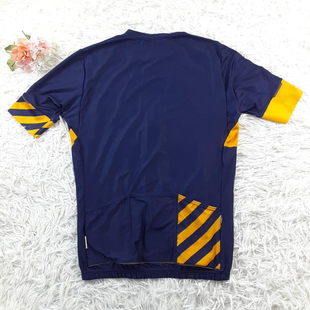 美品◎PEARL IZUMI サイクリングウェアセットアップ ジャージ 紺黄