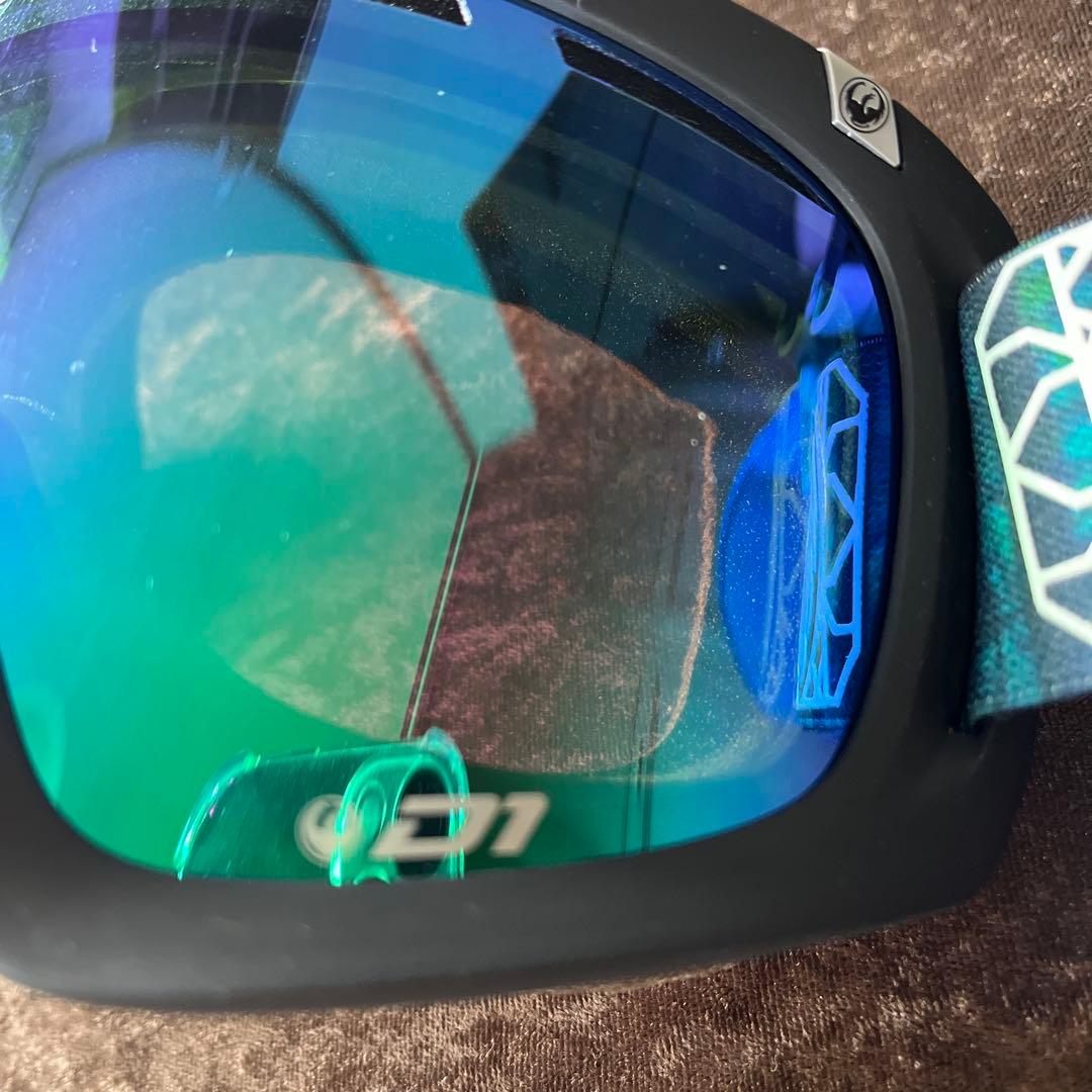 スキー　スノーボード　ゴーグル 曲面デザイン