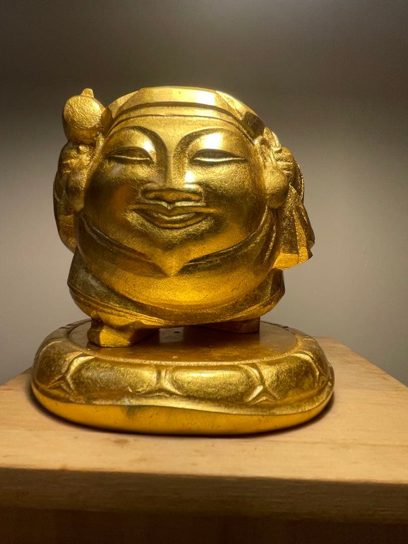 平櫛田中　ブロンズ像　大黒天様　共箱付