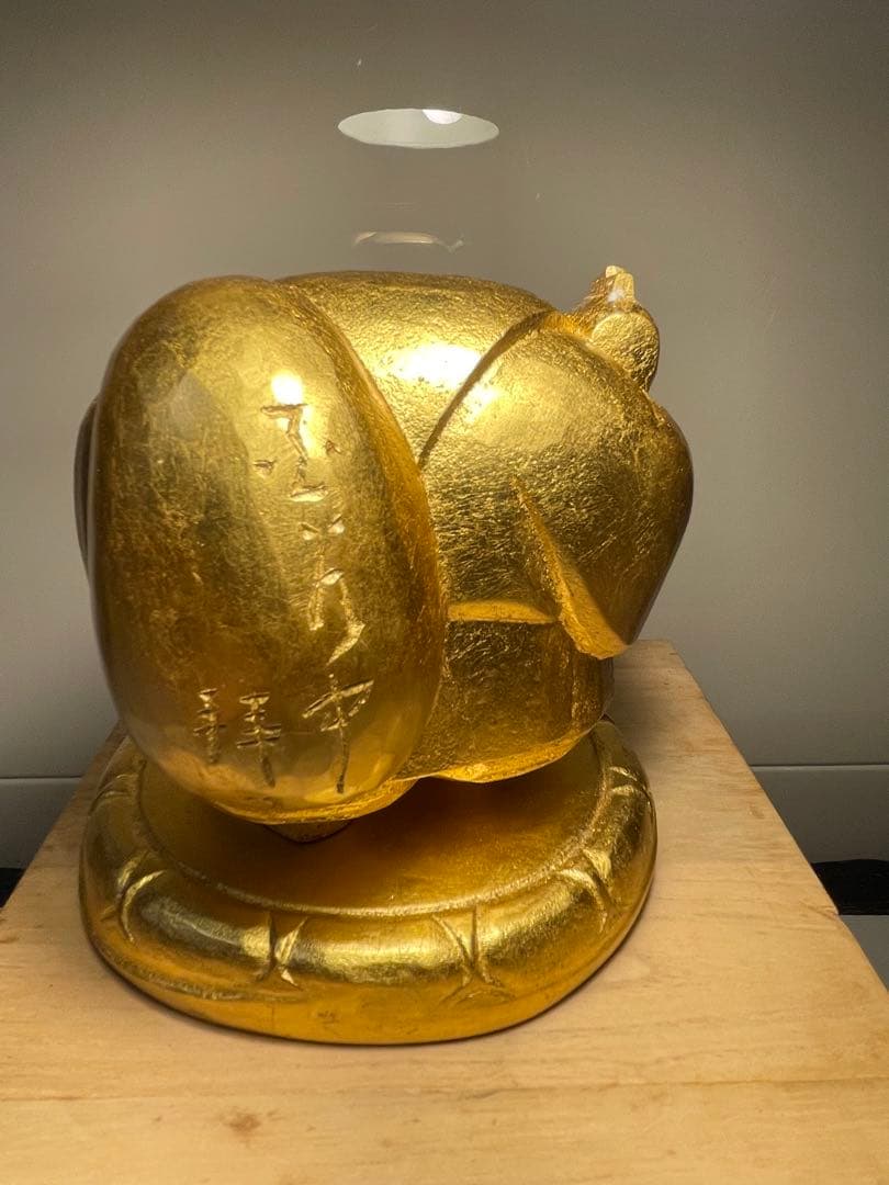 平櫛田中　ブロンズ像　大黒天様　共箱付