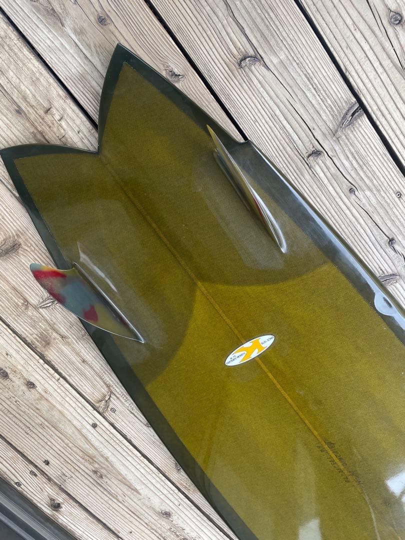 Kugenuma surfboards 6’4 フィッシュツイン ミッドレングス