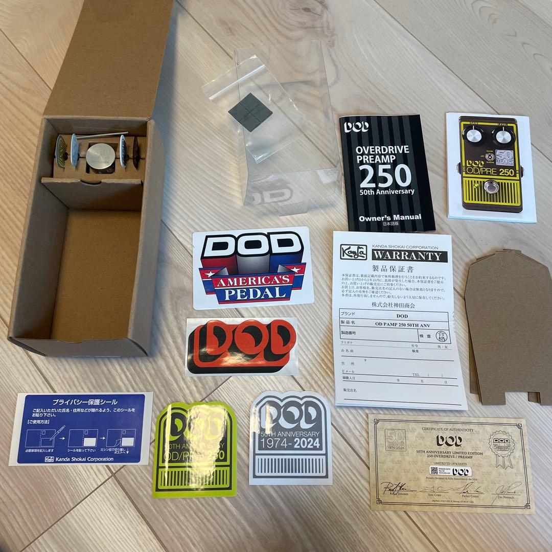 ギター DOD 250 50th Aniversary Limited Edition