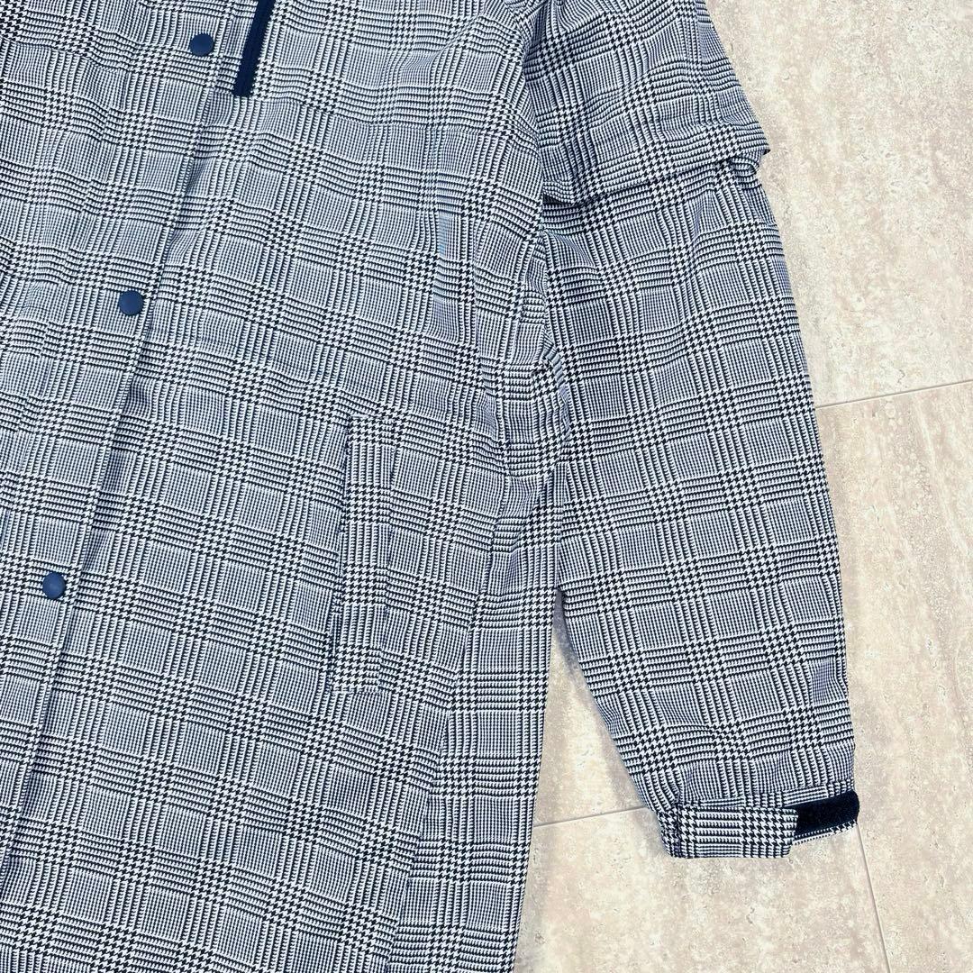 キャロウェイ レインウェア レインコート 千鳥柄 チェック柄 4way LL