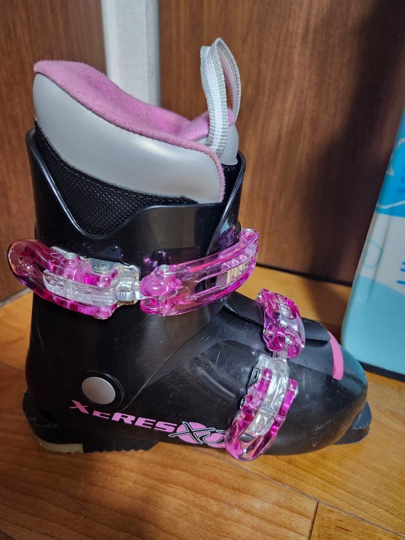 子供用 スキー板110cm　金具　ブーツ　ストック　4点セット