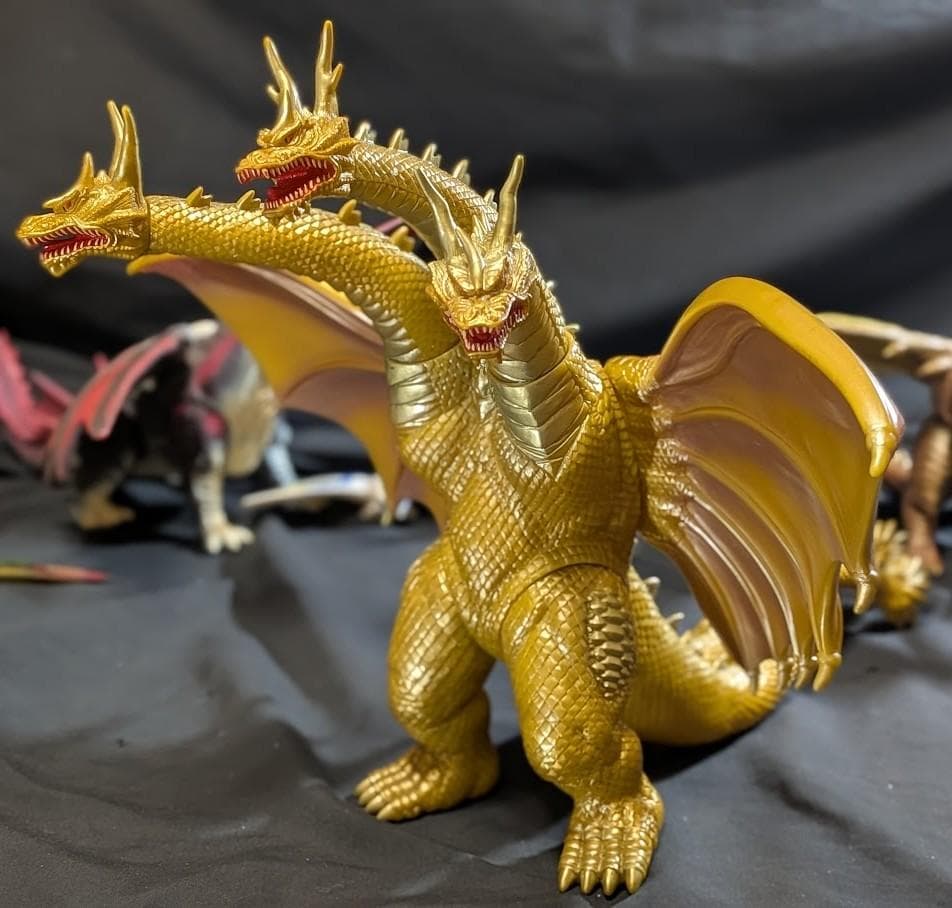 キングギドラ・デスギドラ・ダカーラ他「平成モスラ」登場（バンダイ）５体セット＋１