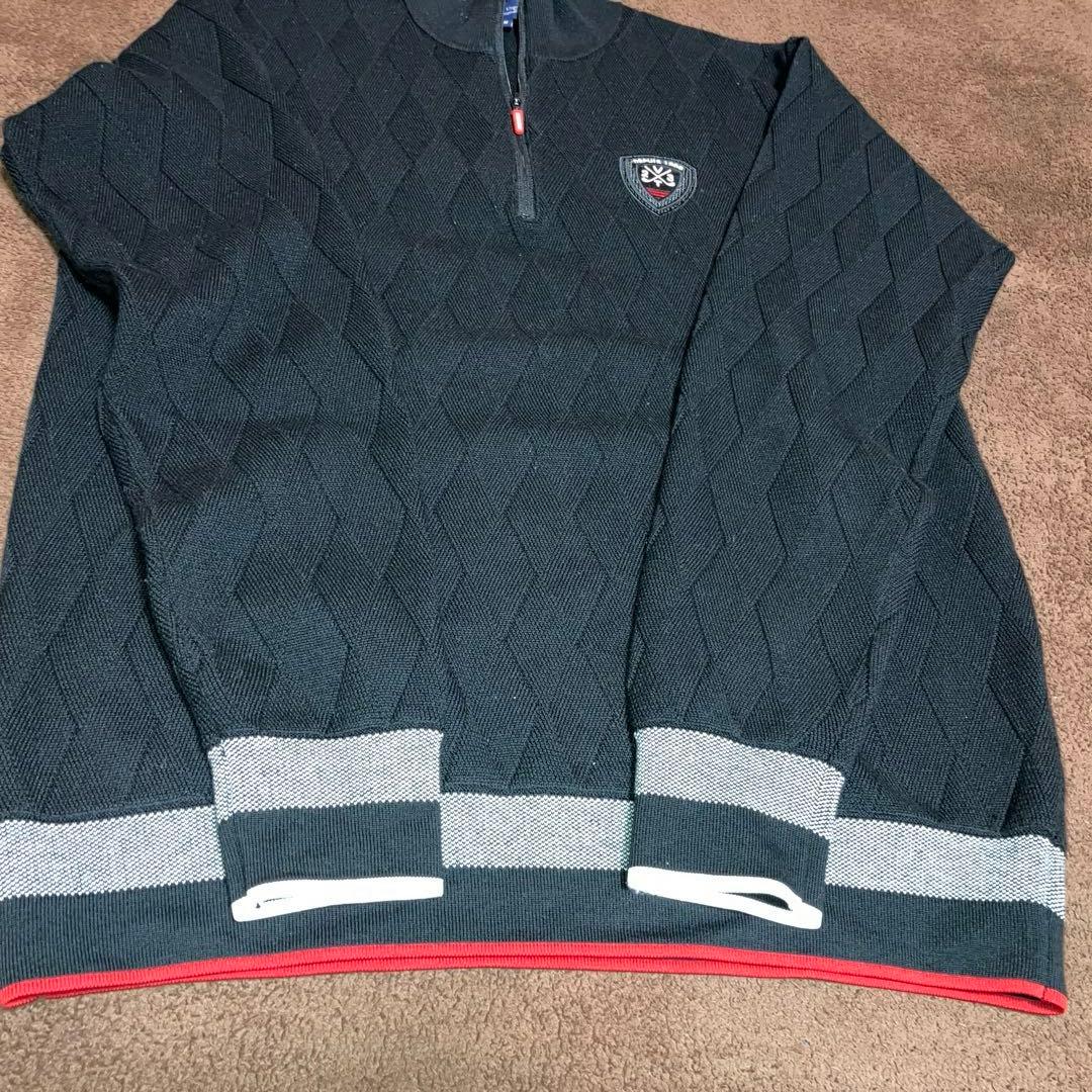 23区GOLF Mサイズ ジップアップセーター