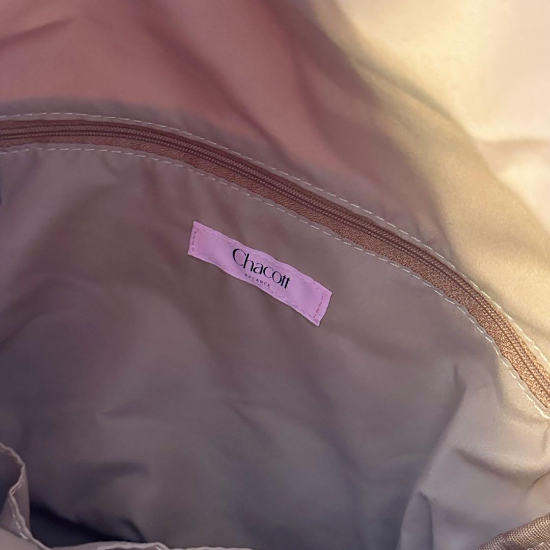 現行 美品 Chacottチャコット リュック バックパック テラコッタ ピンク