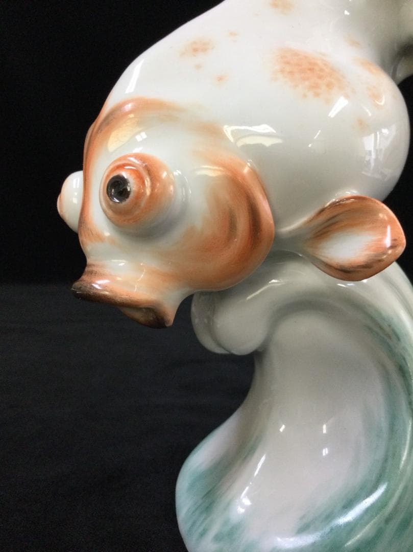 マイセン MEISSEN デメキン 出目金 金魚 フィギュリン 置物 オリジナル