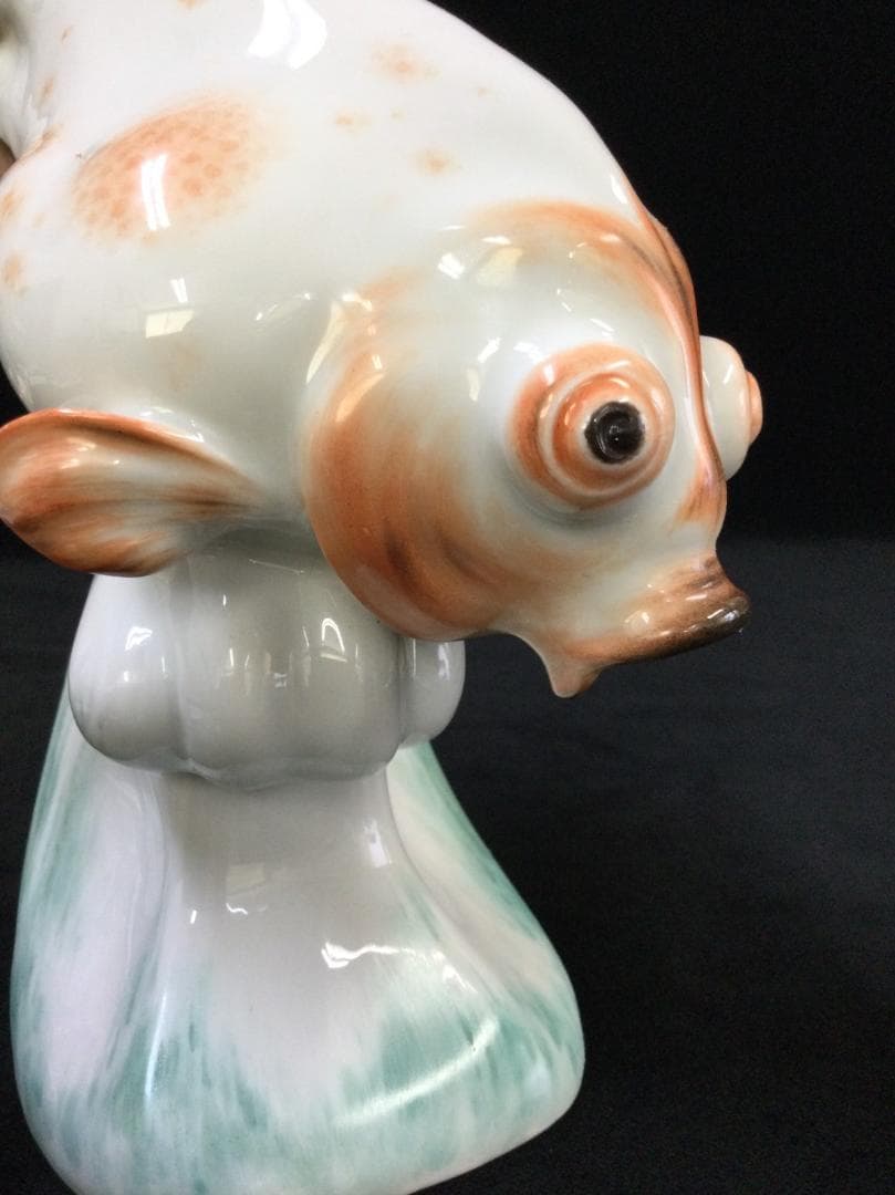 マイセン MEISSEN デメキン 出目金 金魚 フィギュリン 置物 オリジナル
