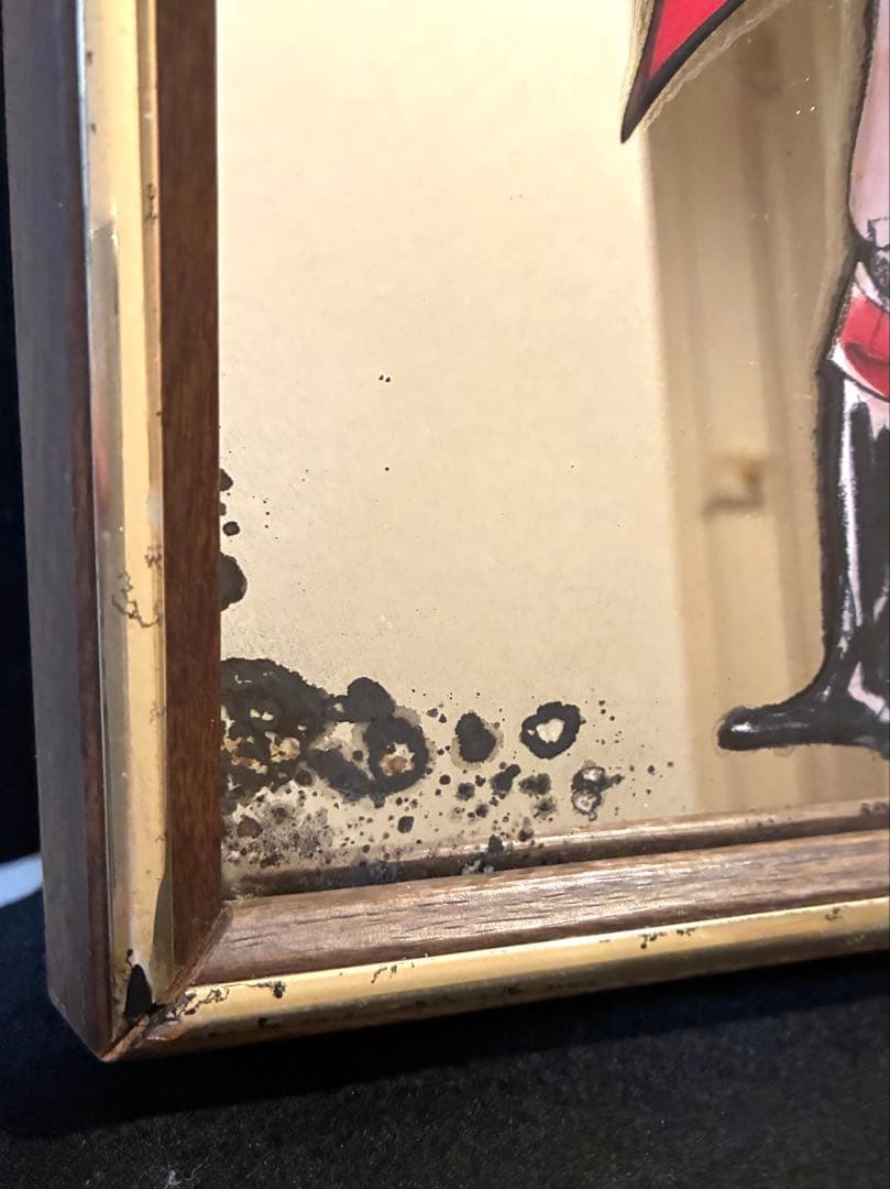 バーネットジン　パブミラー　ビンテージ　アメリカン雑貨　ガレージ