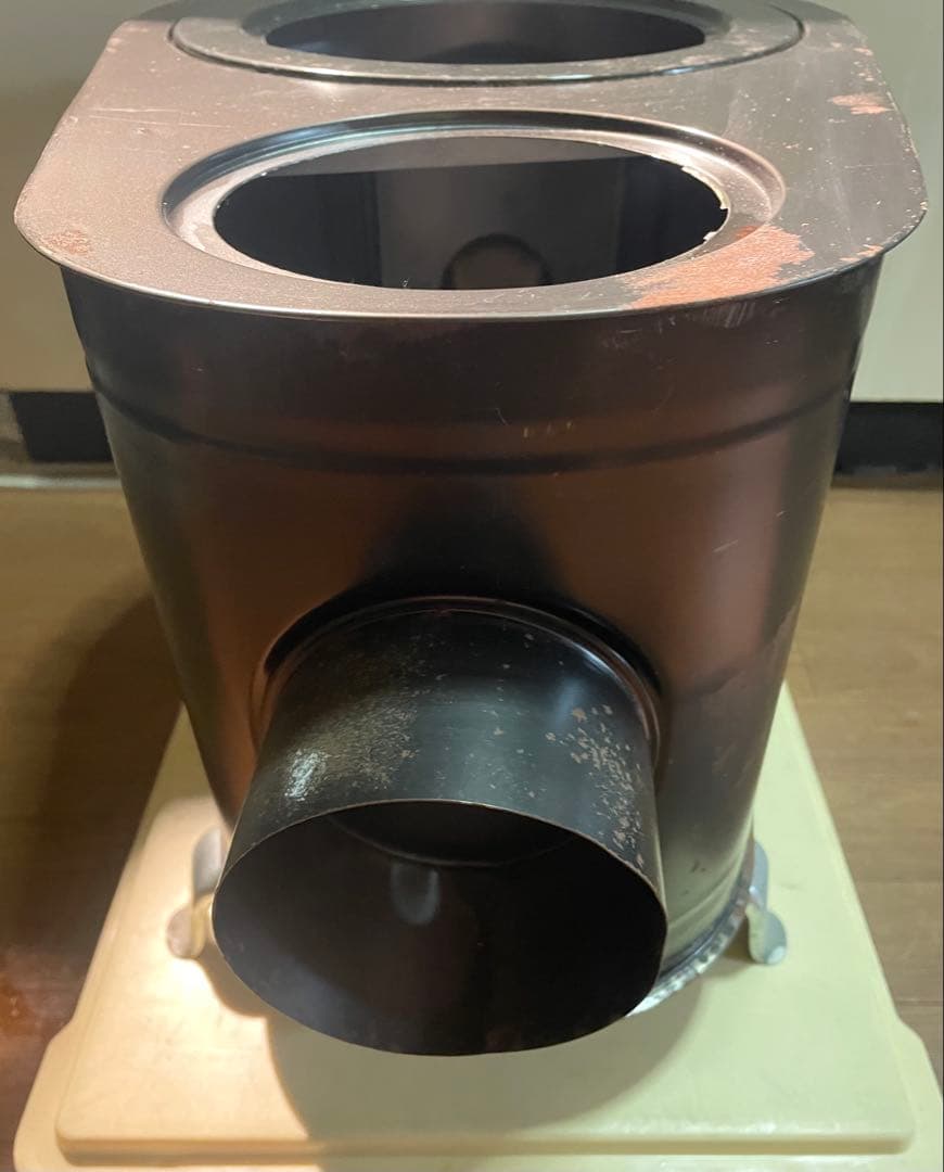 未使用 薪ストーブ 玉子型ストーブ 小3号 アウトドア キャンプ