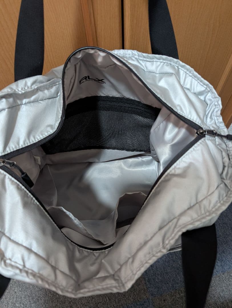 RLX シルバー ゴルフバッグ 約40cm x 30cm