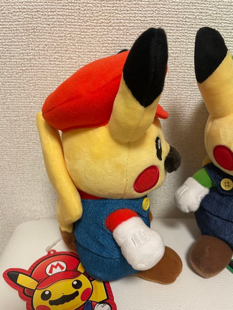 マリオピカチュウ ルイージピカチュウ　ぬいぐるみ　限定品