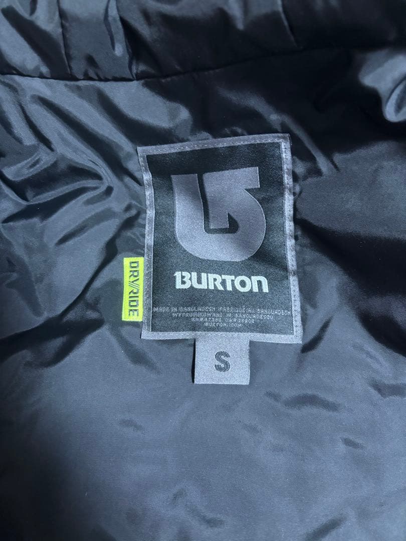 BURTON ブラック ジャケット スノーボード用