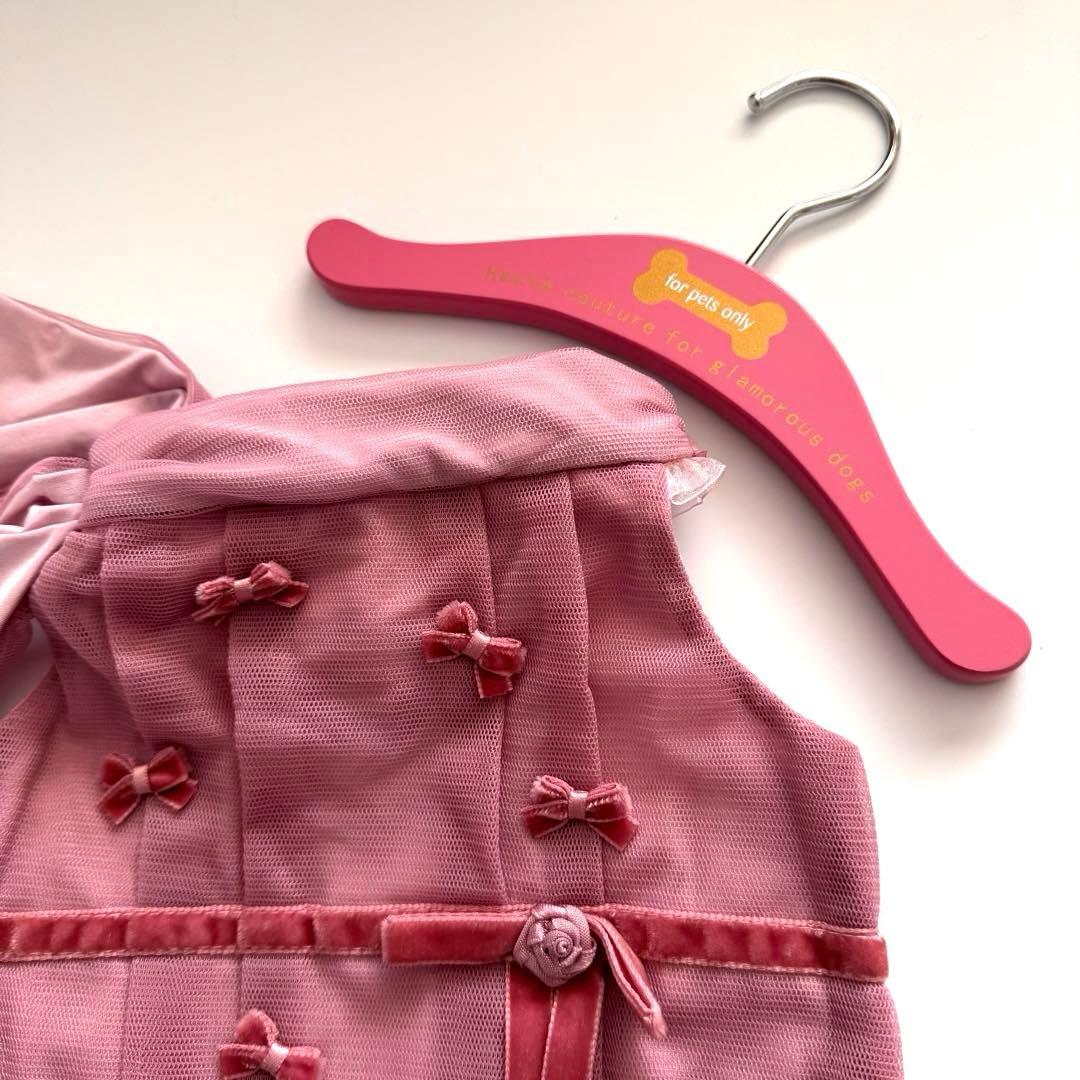 【希少・未使用】for pets only ローズピンク ドレスMサイズ 犬服