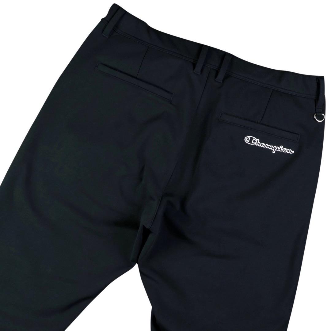 L 秋冬 定価15,180円 チャンピオンゴルフ ボンディングスウェットパンツ黒