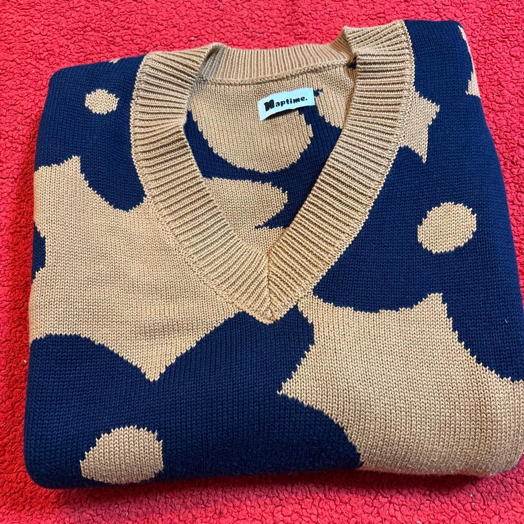 Nissy 西島隆弘　ナップタイム　naptime. ニットベスト　花柄