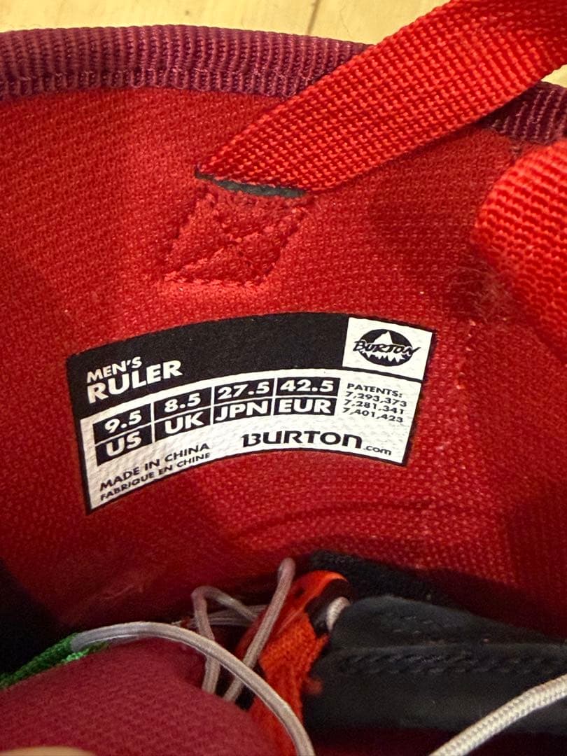 BURTON バートンブーツ RULERルーラー アジアンフィット27.5㎝