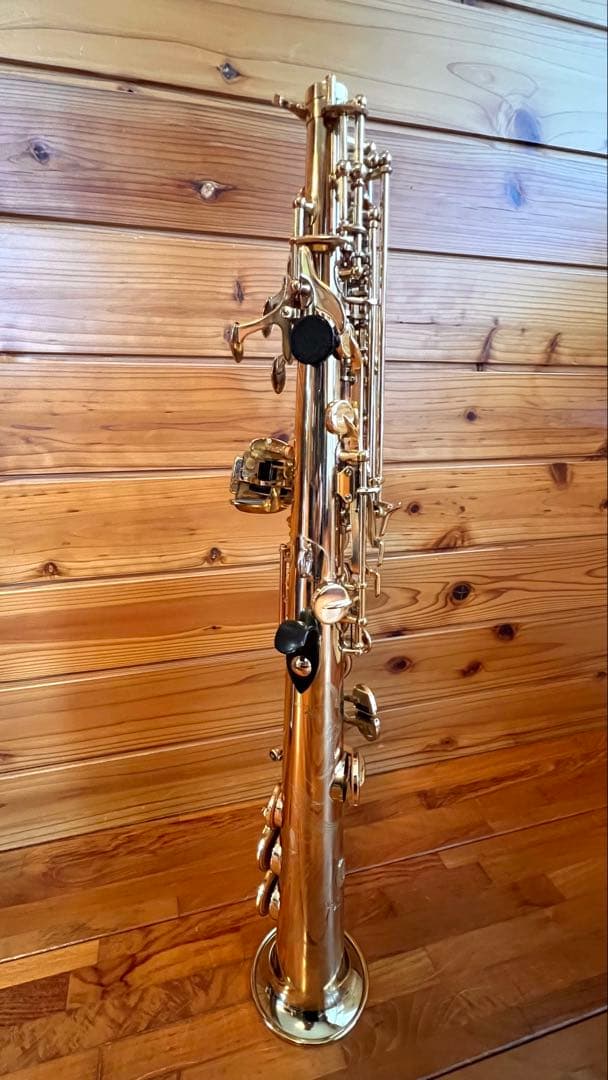 ソプラノサックス　ヤナギサワ　エリモナ本体 ゴールド ハードケース付き