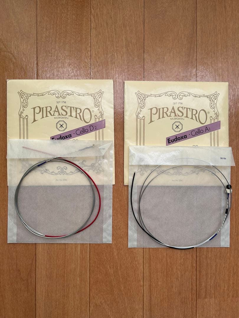 Pirastro Eudoxa チェロ弦 D線 A線 セット