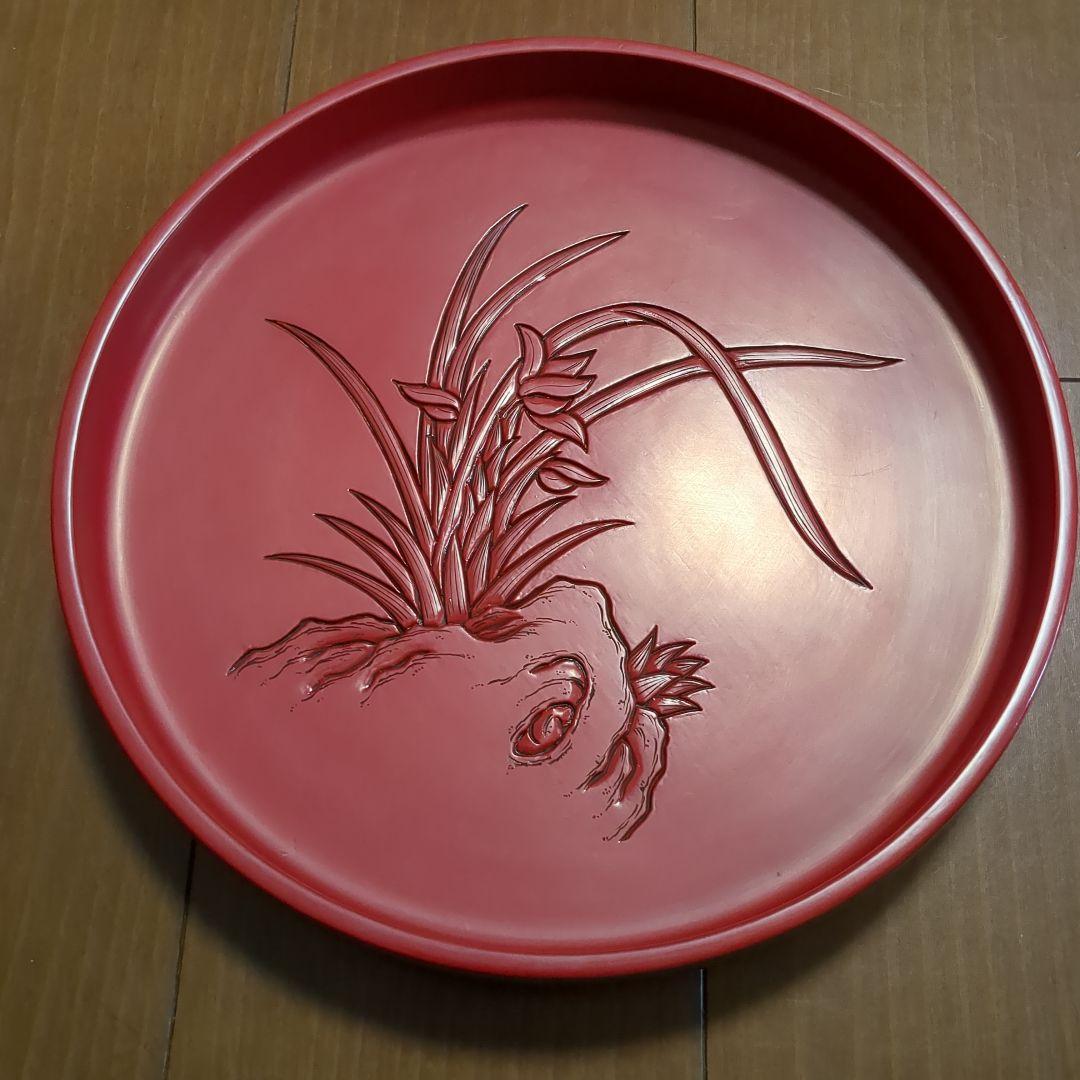 堆朱　茶櫃　村上　伝統工芸　アンティーク　骨董　雑貨　インテリア