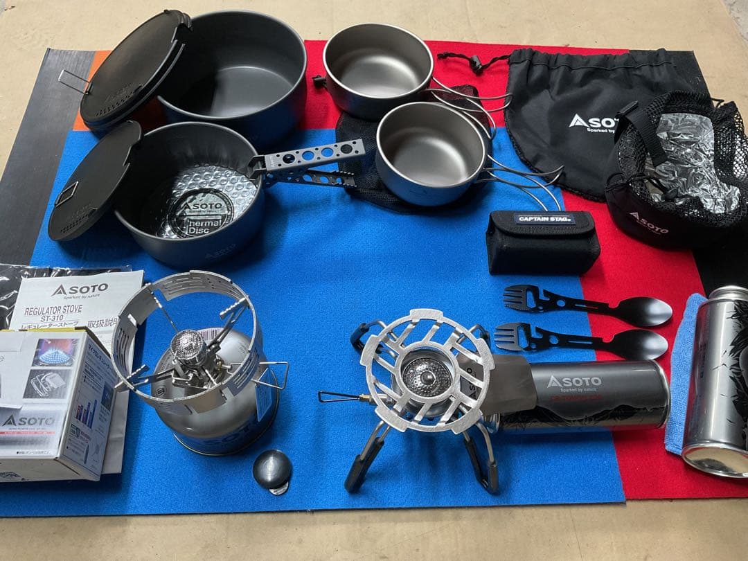SOTO新品クックシステム+新品ST-310+新品CSMicroバーナー他セット