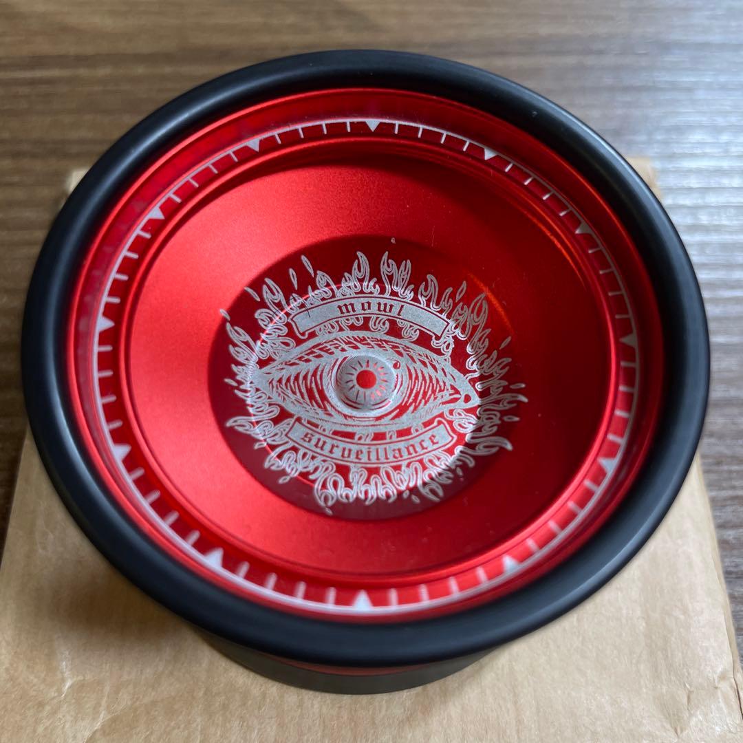 m*l様 mowl サーベイランス右眼　1stロット　バーシティレッド/マットブ