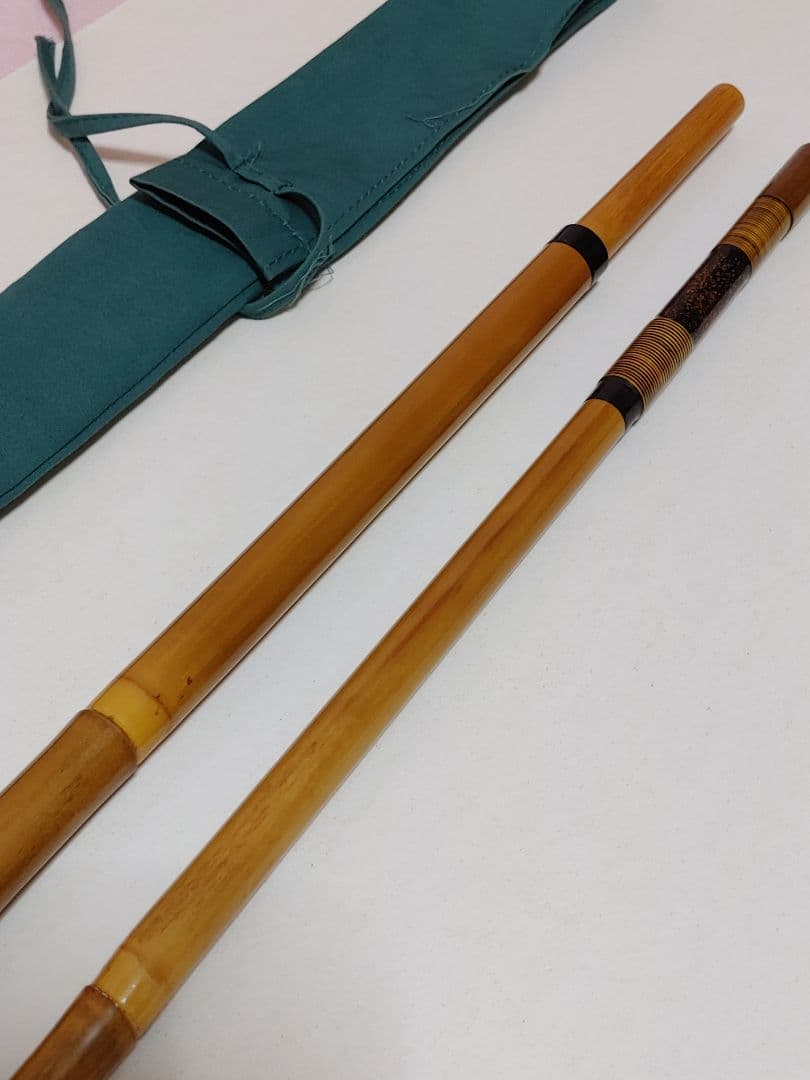 1*6様 雄水　竿掛　収納袋付き　3本もの