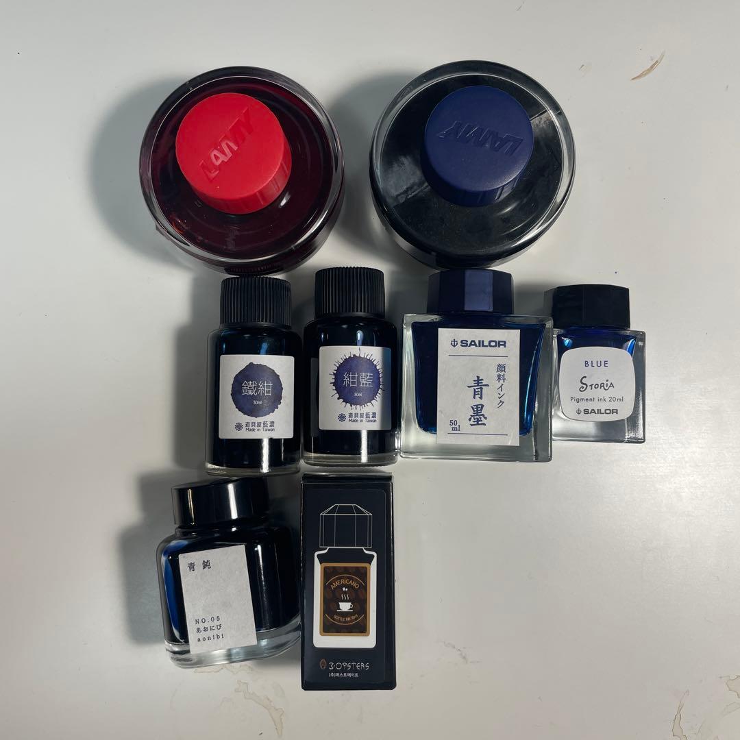 万年筆 インク 91本 セット売り ペリカン モンブラン 他 新品 貴重品あり