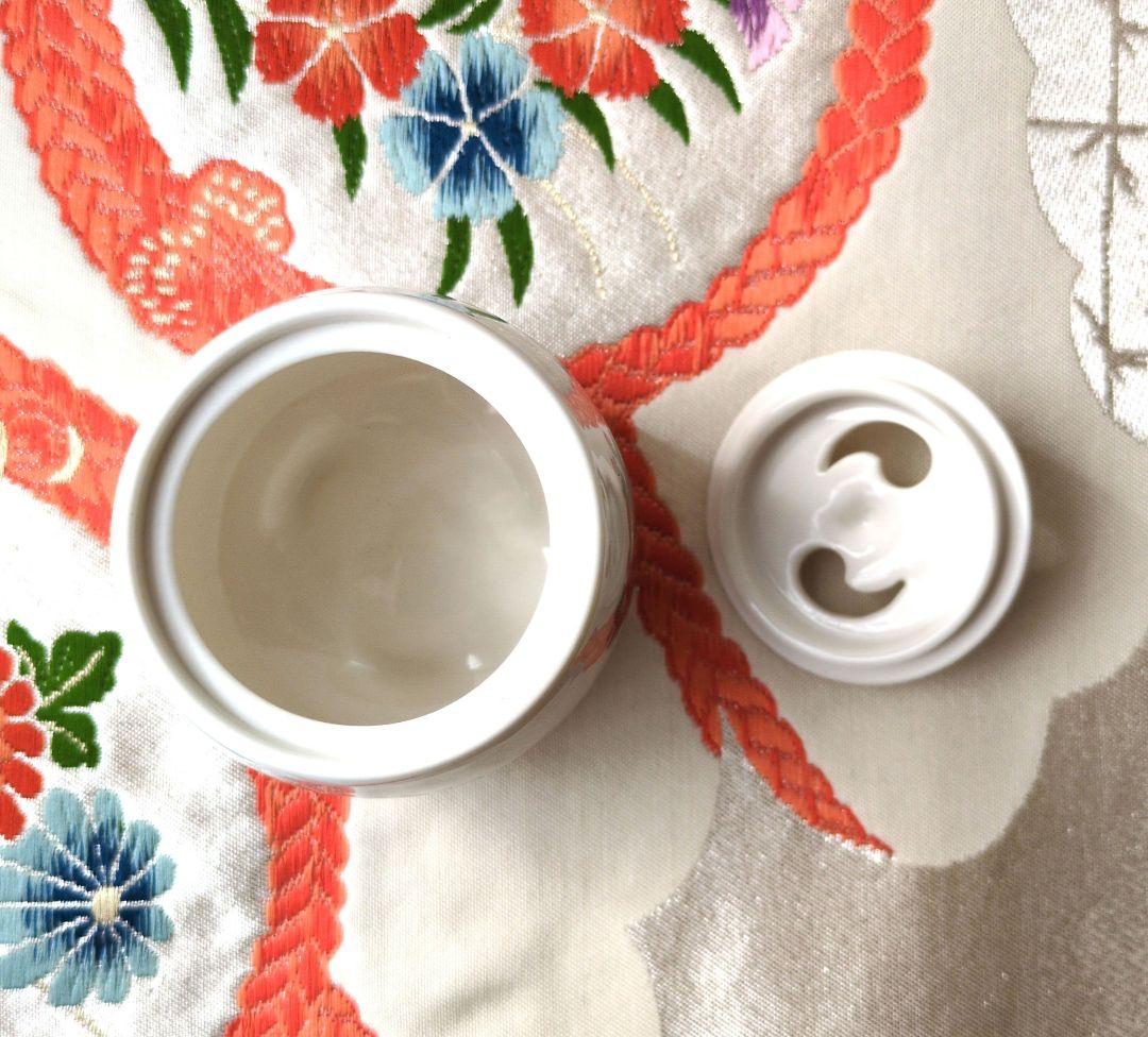 文香炉　茶道　有田焼　曲水