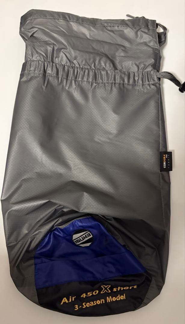ISUKA AIR 450 X ショート　シュラフ　寝袋　イスカ　キャンプ　車中