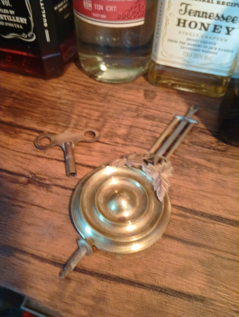 尾長時計「地球馬印」ゼンマイ式振り子時計 ボンボン時計