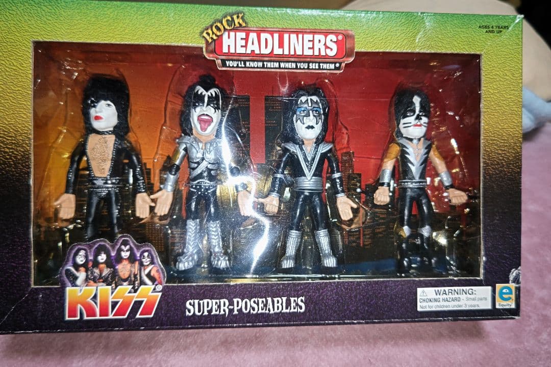 特撮 kISS SUPER -POSEABLES ROCK HEAD LINERS