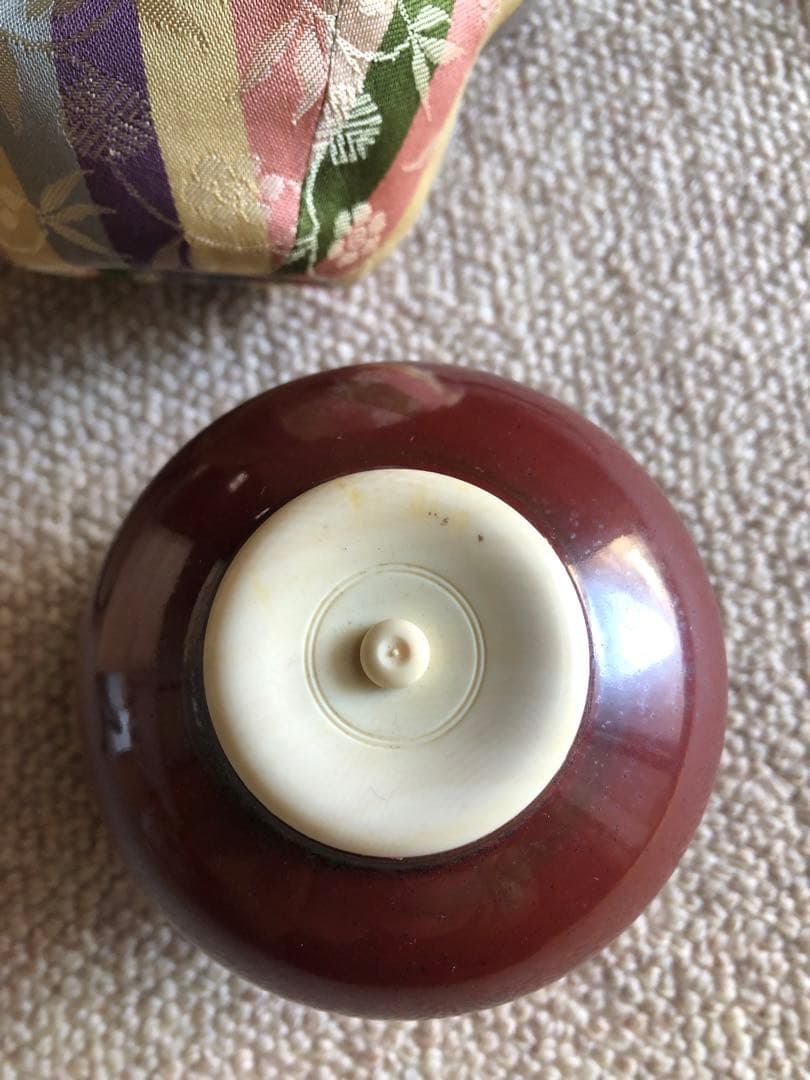 時代　茶入　仕覆　木箱入