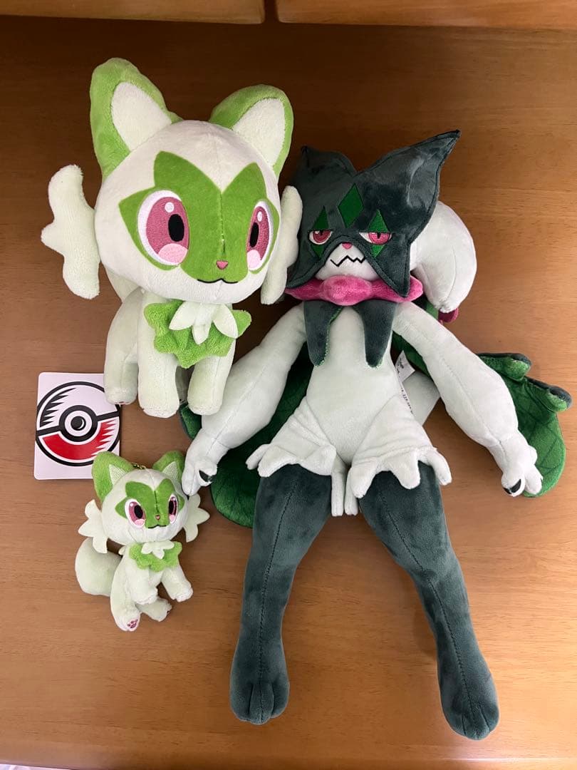 ポケモンセンターぬいぐるみ　マスカーニャセット