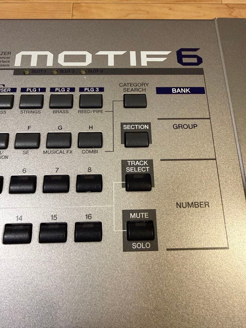 【動作良好＆美品】YAMAHA ヤマハ MOTIF6 シンセサイザー 61鍵盤
