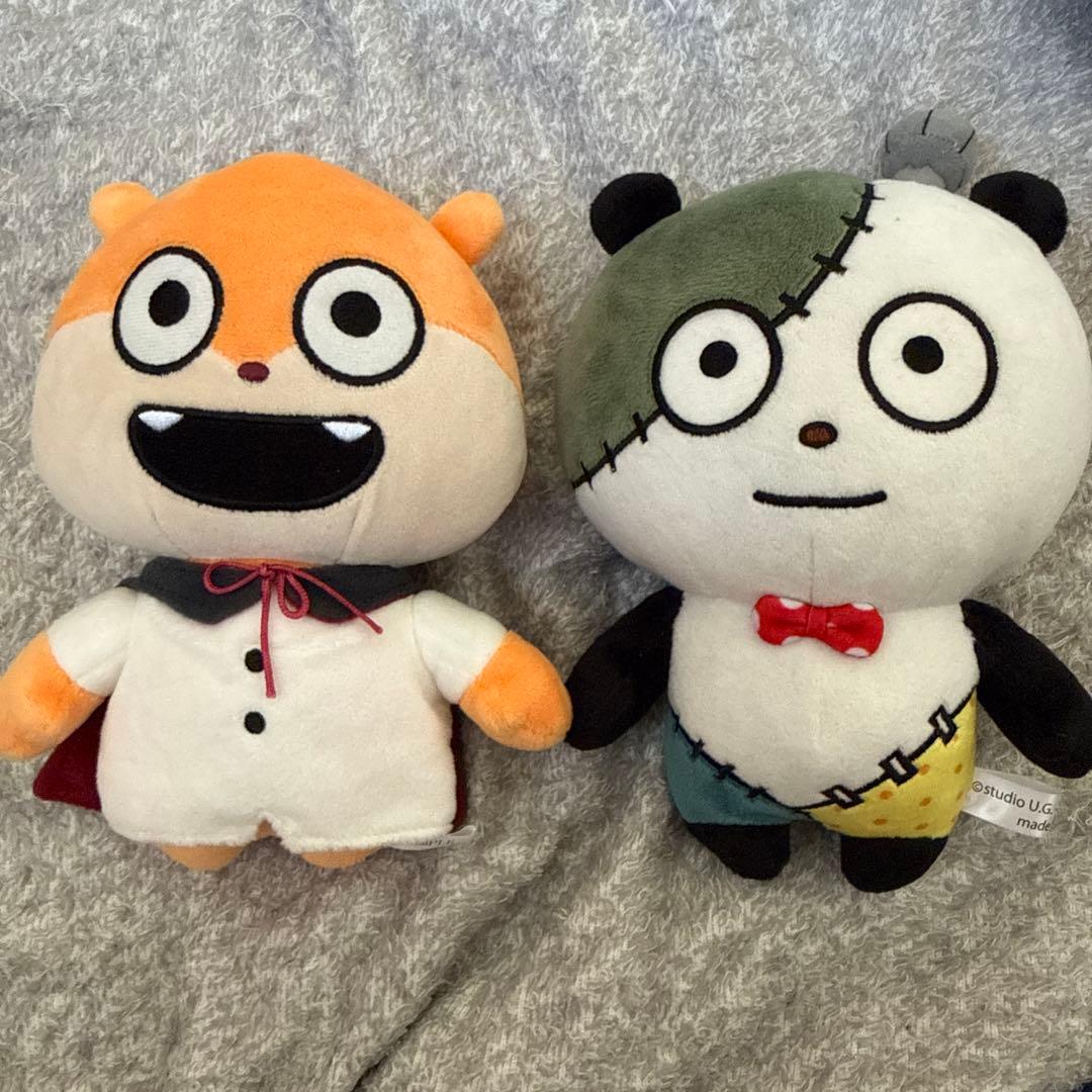 ごきげんぱんだ&こねずみ　ハロウィンUG ぬいぐるみ