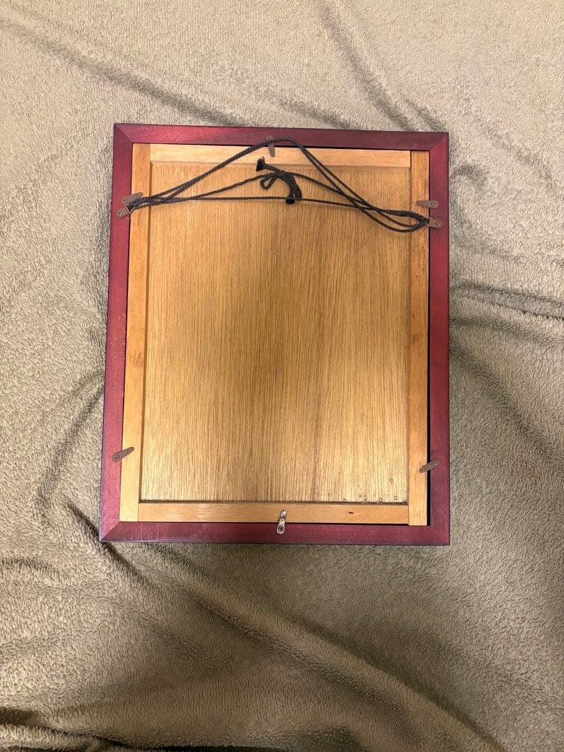 エジプトパピルス画 木製フレーム付き