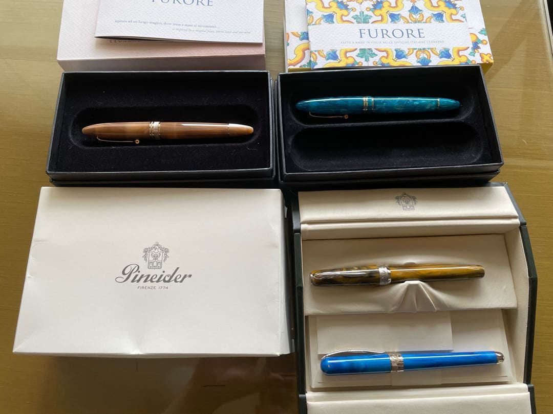 レオナルドFurore ピナイダー 万年筆　ボールペン 4本まとめ売り