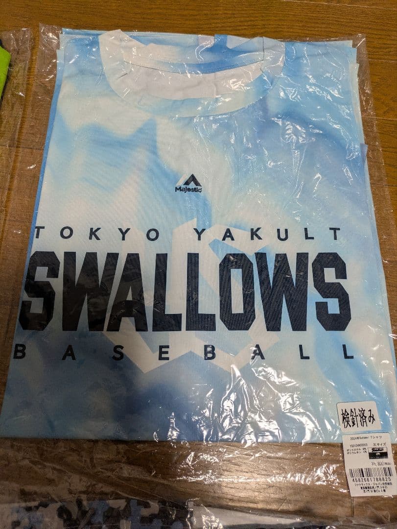 東京ヤクルトスワローズ　プロコレTシャツ [完全未開封品]