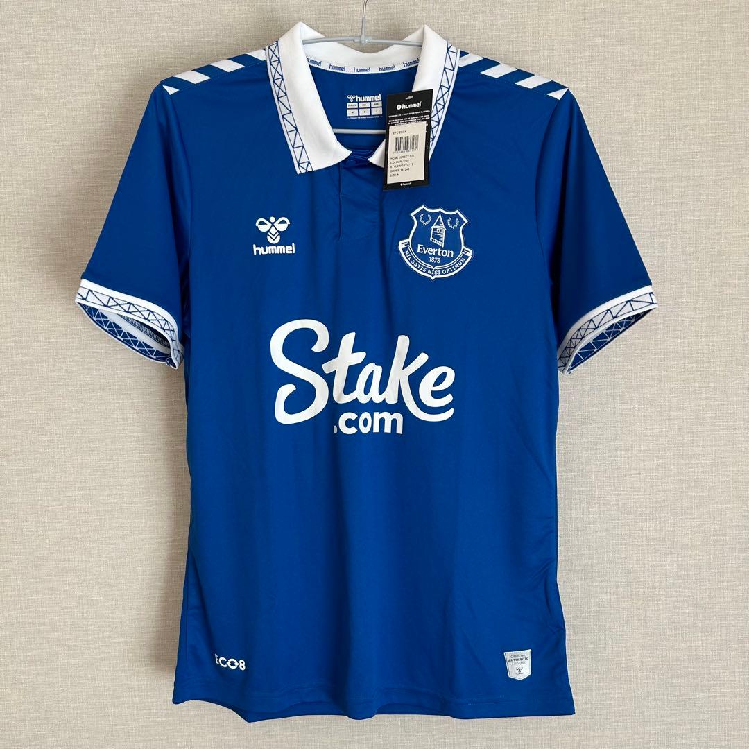 正規品新品☆エヴァートンFC23/24ホームユニフォームMサイズ☆ヒュンメル