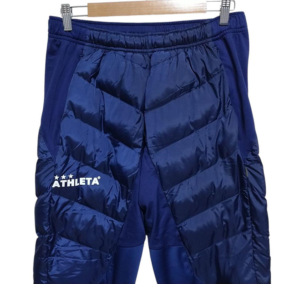 アスレタ 中綿ウォームジャケット上下 Oサイズ(XL) ネイビー