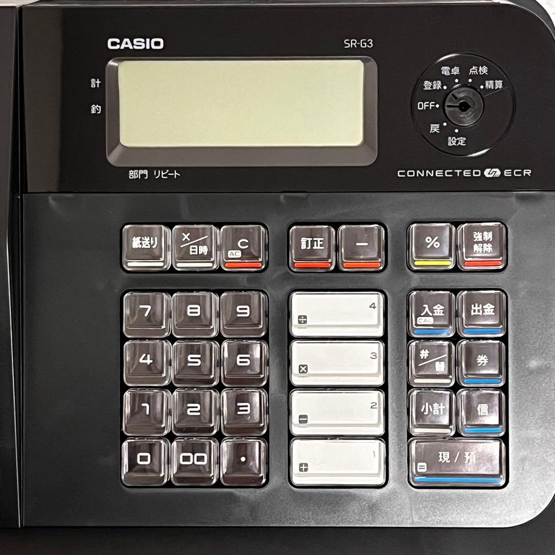 新品未使用　電子レジスター ブラック　カシオ　インボイス対応　スマートホン連携