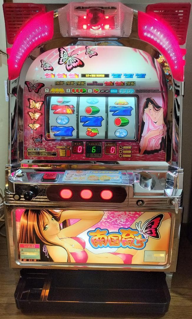 【パチスロ実機】オリンピア★南国育ち25【不要機付き】４号機・レア・人気