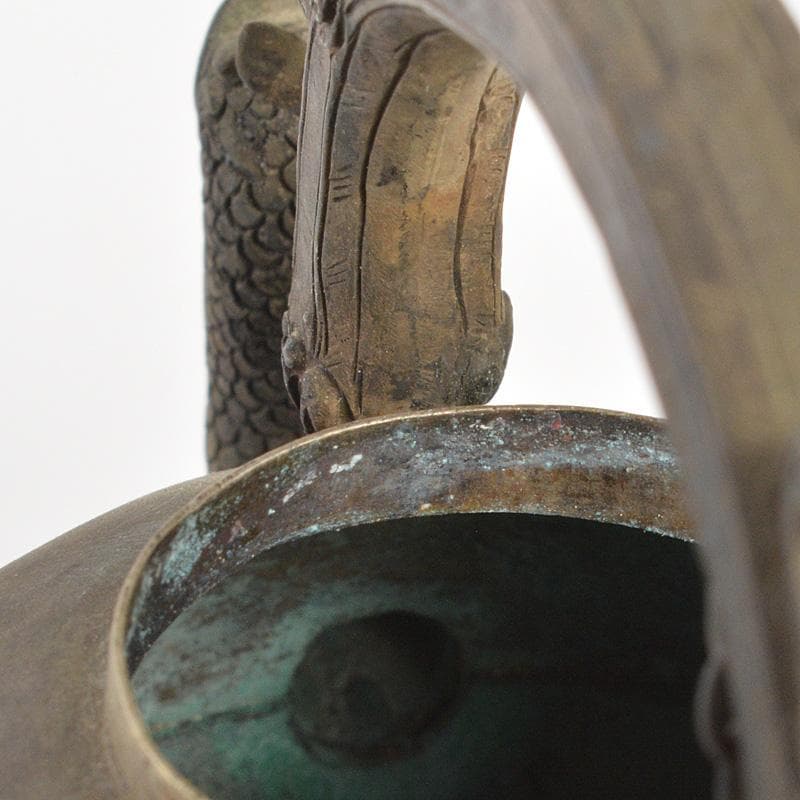 中国　古銅青銅　饕餮文　水注　水滴　M　R7365